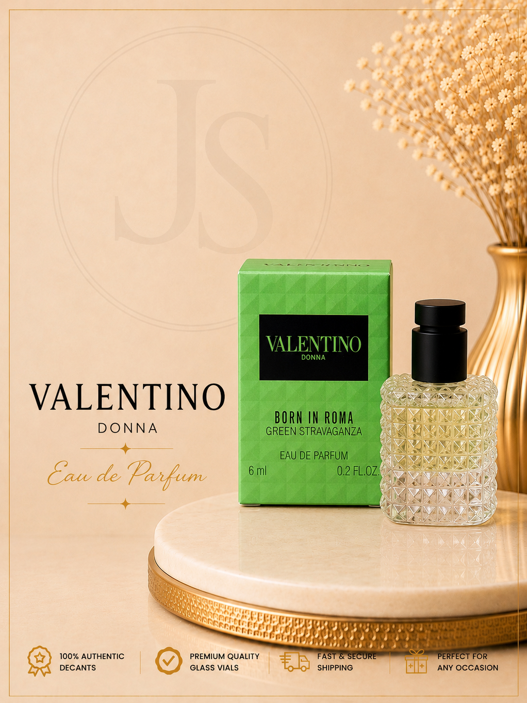 Valentino Donna Born in Roma Green Stravaganza Eau de Parfum – 6 ml