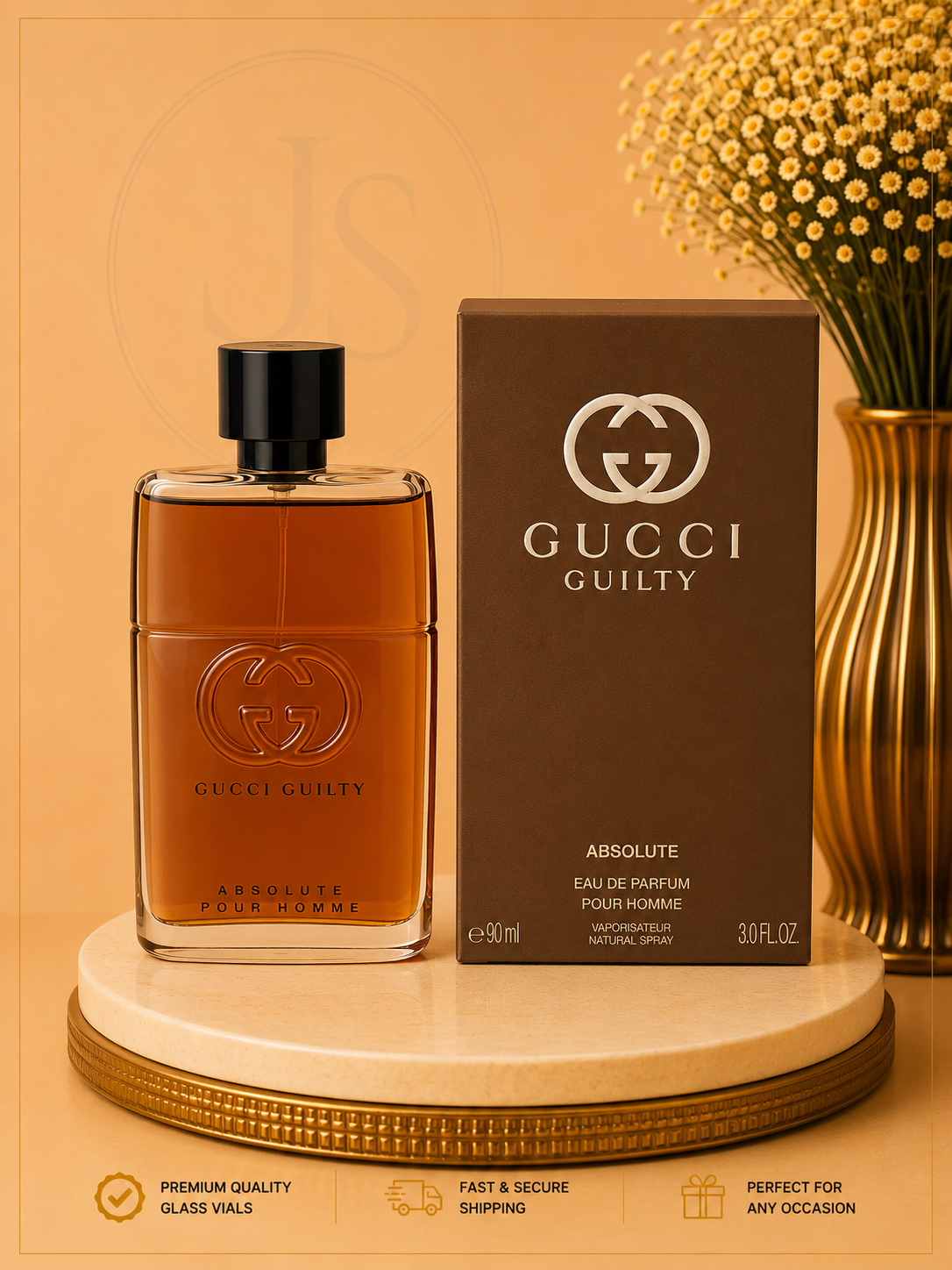 Gucci: Guilty Absolute Pour Homme (Eau de Parfum) - 90ML - Open Box
