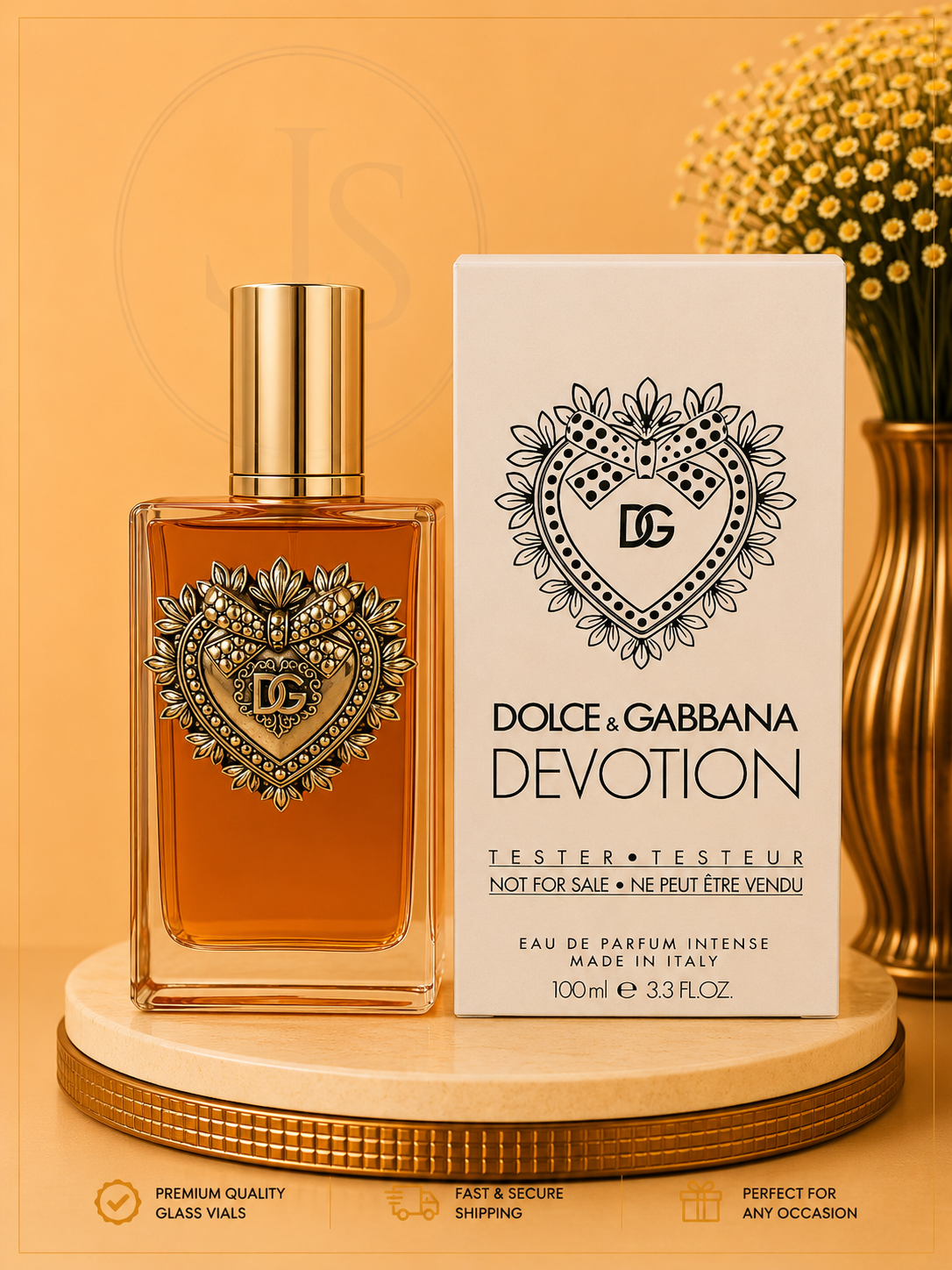Dolce & Gabbana: Devotion Eau de Parfum Intense - 100ML - Tester Box