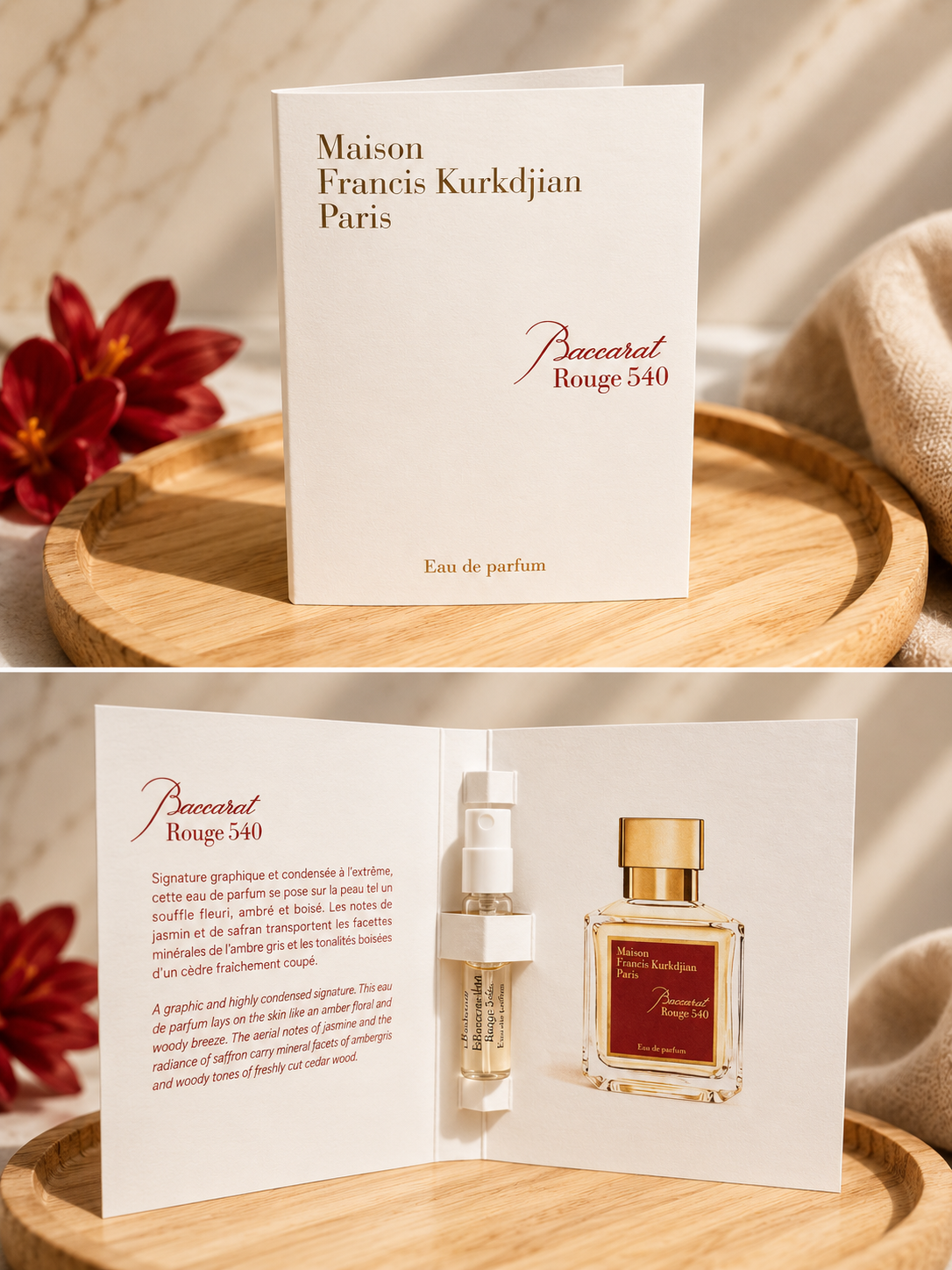 Maison Francis Kurkdjian Paris Baccarat Rouge 540 Eau de Parfum – 2ml Sample